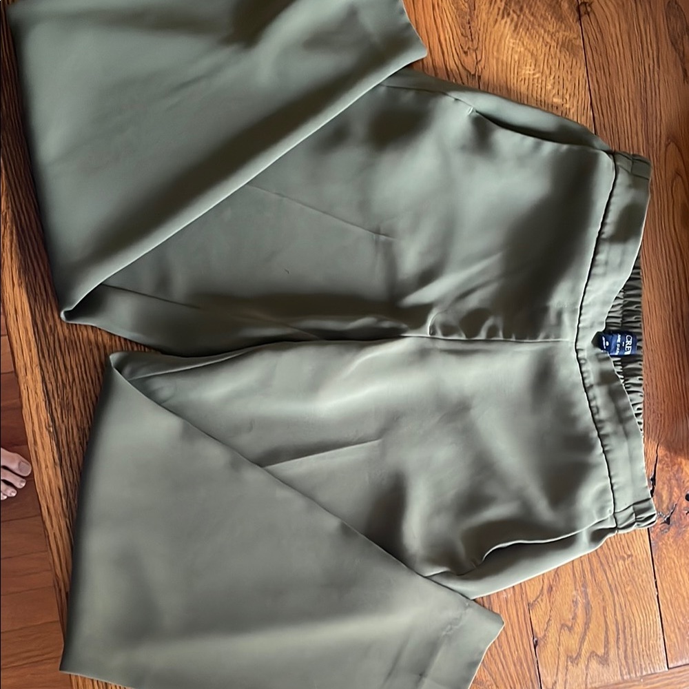 J. Crew Olive Ankle Pants